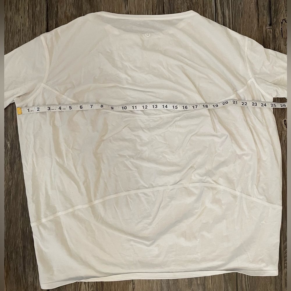 Lululemon Swiftly Tech Short Sleeve Shirt 2.0 White Athletic - Picture 4 of 5